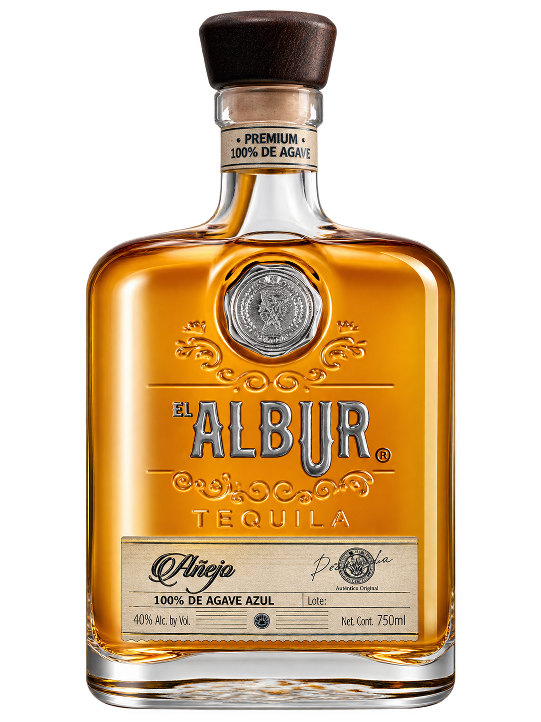 El Albur Tequila Añejo 750ml