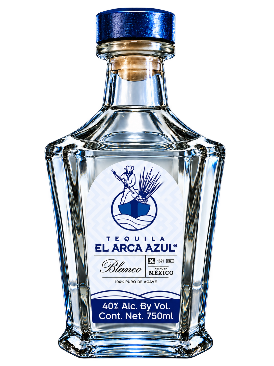 Tequila El Arca Azul Blanco 750ml